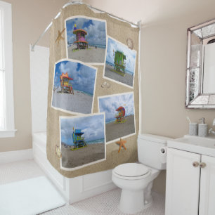 Rideaux De Douche Tours de sauvetage South Beach Miami