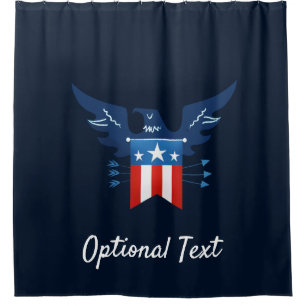 Rideaux De Douche Tout American Eagle & Flag Patriotic