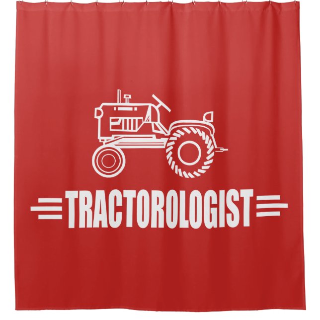 Rideaux De Douche Tracteur Drôle (Devant)