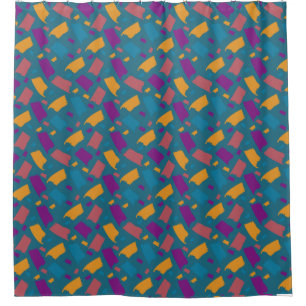 Rideaux De Douche Très coloré Motif inégal