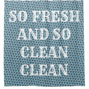 Rideaux De Douche Triangles bleus funky