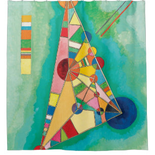 Rideaux De Douche Triangles colorées par Wassily Kandinsky
