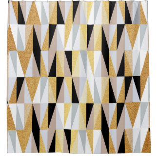 Rideaux De Douche triangles de conception scandinave sans couture mo