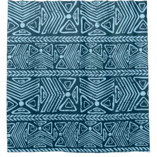 Rideaux De Douche Tribal vintage ethnique, sans couture motif.