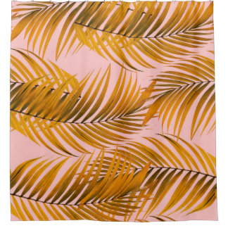 Rideaux De Douche Tropical réaliste Feuille Motif tendance Mode C