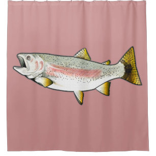 Rideaux De Douche Truite arc-en-ciel