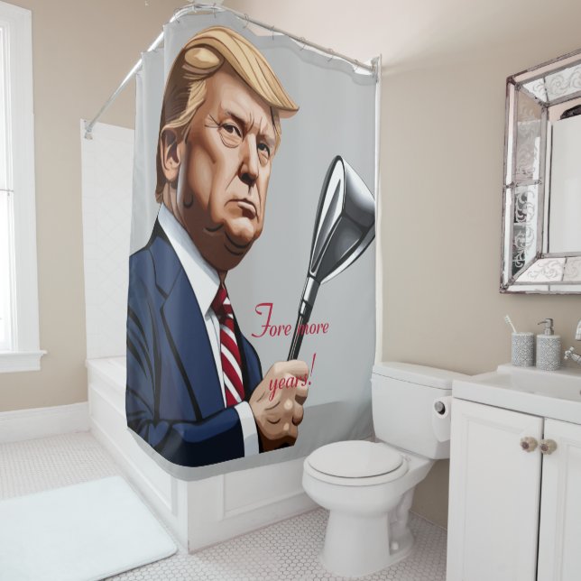 Rideaux De Douche Trump : Encore plus d'années de grandeur ! (En situation)