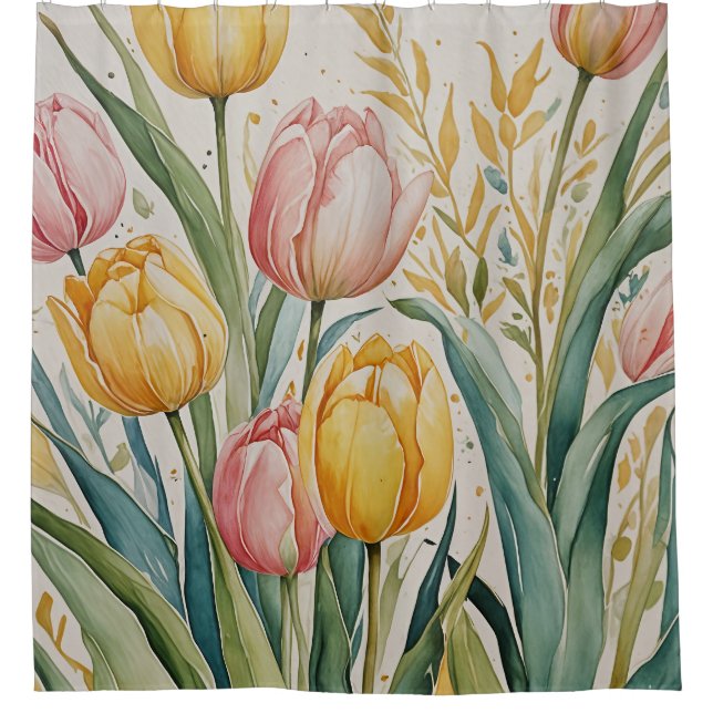 Rideaux De Douche Tulip Reverie (Devant)