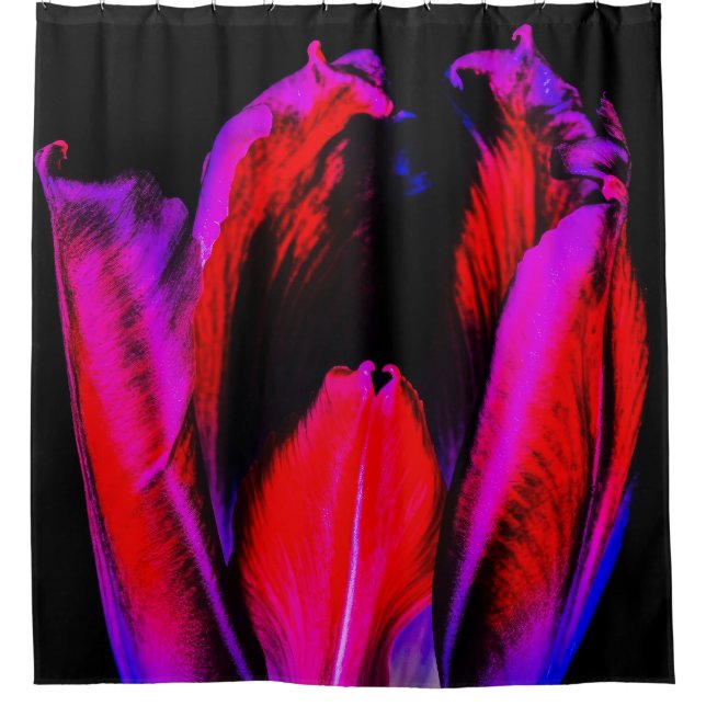 Rideaux De Douche Tulipe de Neon Glow (Devant)