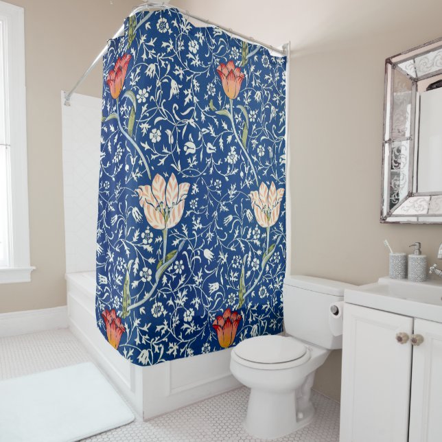 Rideaux De Douche Tulipe, William Morris (En situation)
