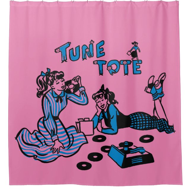 Rideaux De Douche Tune Tote shower curtain (Devant)