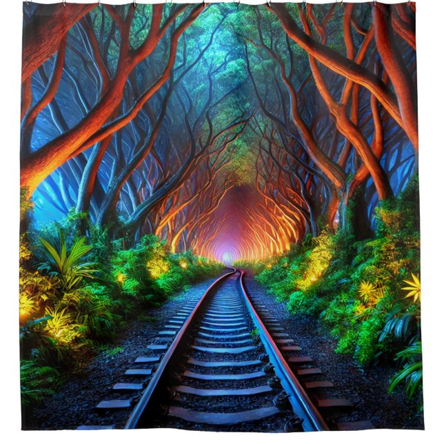 Rideaux De Douche Tunnel Trails (Devant)