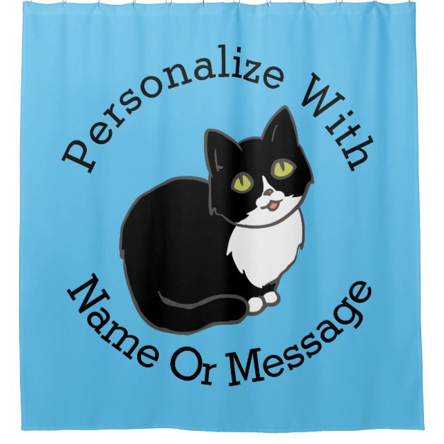 Rideaux De Douche Tuxie Tuxedo (Devant)