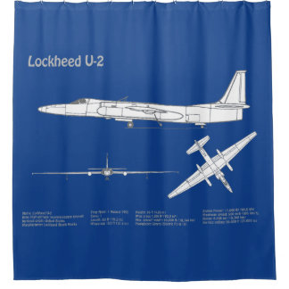 Rideaux De Douche U-2 Dragon Lady - Plan directeur de l'avion ABD