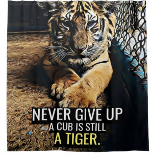 Rideaux De Douche Un Cub est toujours un Tigre