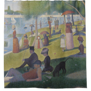 Rideaux De Douche Un dimanche à La Grande Jatte, Georges Seurat 1884