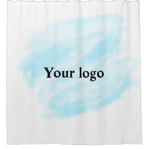 Rideaux De Douche Un logo personnalisé simple et élégant ici compagn