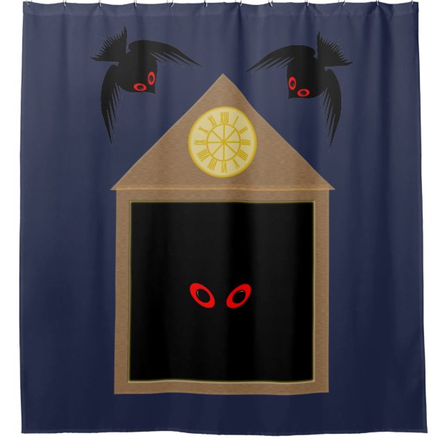 Rideaux De Douche Un manque de générosité de Ravens Halloween (Devant)