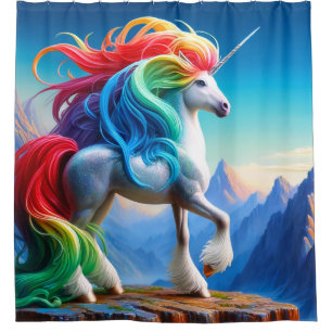 Rideaux De Douche Unicorne
