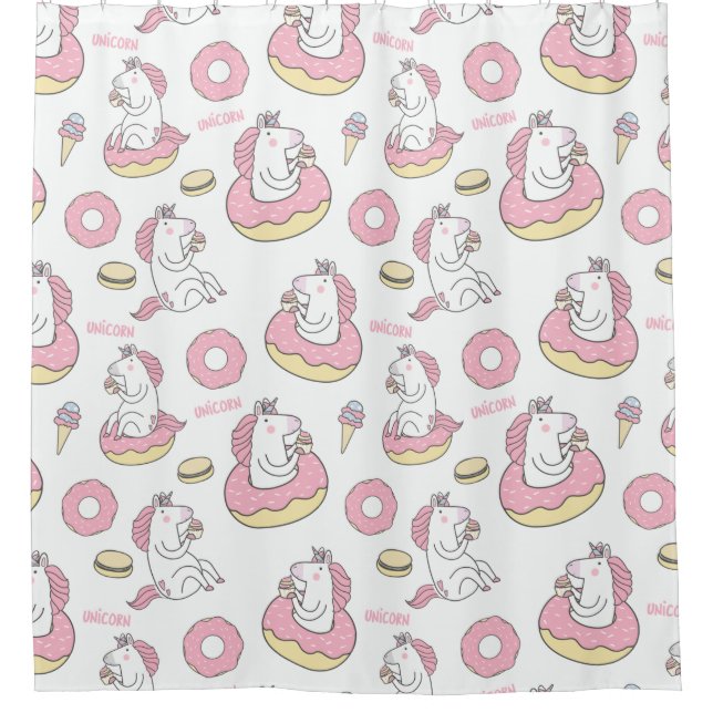 Rideaux De Douche Unicornes (Devant)