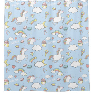 Rideaux De Douche Unicornes