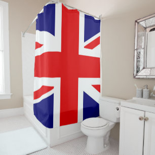 RIDEAUX DE DOUCHE UNION JACK - LE DRAPEAU BRITANNIQUE