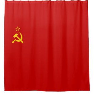 Rideaux De Douche Union soviétique (URSS) (marteau communiste et fau