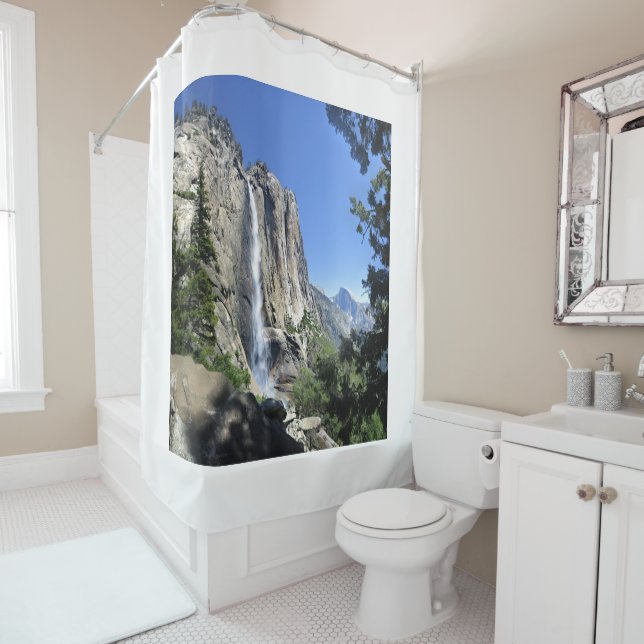Rideaux De Douche Upper Yosemite Falls - Yosemite (En situation)