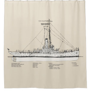 Rideaux De Douche USCG Cutter Modoc wpg-46 - SBD