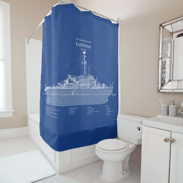 Rideaux De Douche USCGC Eastwind wagb-279 - ABD (En situation)