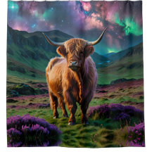 Vache Highland Under The Stars