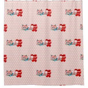 Rideaux De Douche Valentine vintage