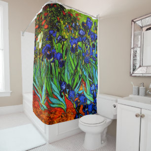 Rideaux De Douche Van Gogh peinture, Irises,