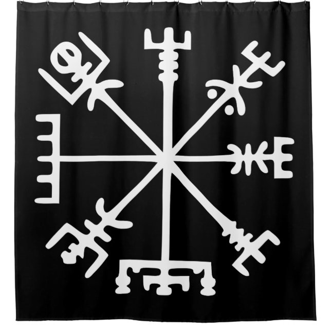Rideaux De Douche Vegvísir (Viking Compass) (Devant)