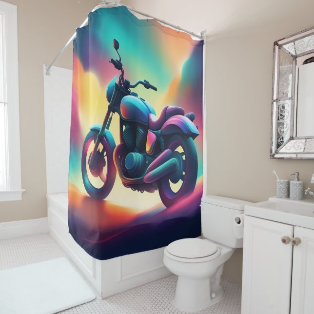 Rideaux De Douche vélo (En situation)