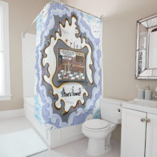 Rideaux De Douche Vérificateurs de faits Humour avec des jeux de m