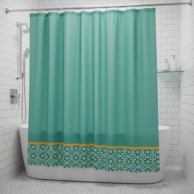 Rideaux De Douche Vert  (Créateur téléchargé)