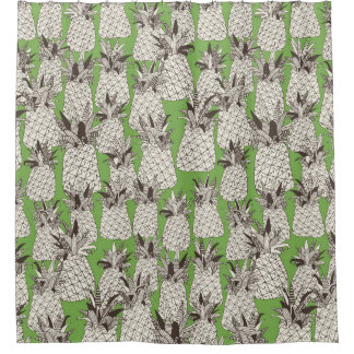 Rideaux De Douche vert ananas