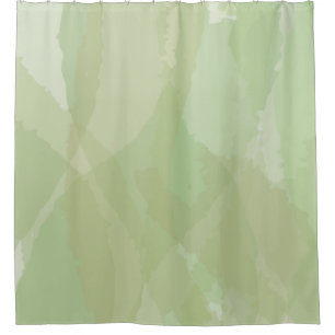 Rideaux De Douche Vert, cool, aquarelle tendance motif abstrait