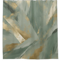 Vert Sauge Or Beige Abstrait de Couleur