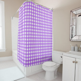 Rideaux De Douche Vichy violet vif