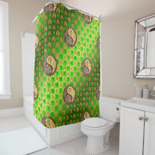 Rideaux De Douche Vierge & Dragon de Feu