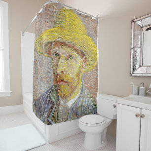 Rideaux De Douche Vincent van Gogh - Autoportrait avec Casquette de 