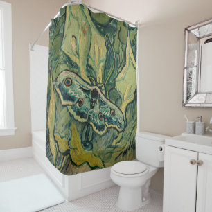 Rideaux De Douche Vincent van Gogh - Grand Paon de nuit