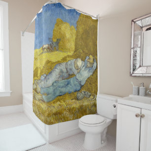 Rideaux De Douche Vincent Van Gogh - Midi, repos du travail / La Sie