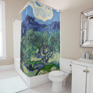 Rideaux De Douche Vincent van Gogh - Oliviers avec les Alpilles