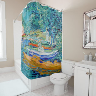 Rideaux De Douche Vincent van Gogh - Rive de l'Oise à Auvers