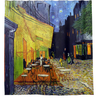 Rideaux De Douche Vincent Willem van Gogh - Café Terrasse en soirée