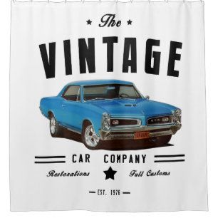 Rideaux De Douche Vintage Car Company GTO