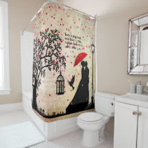 Vintage Elegant Beige & Black Poetry Valentines